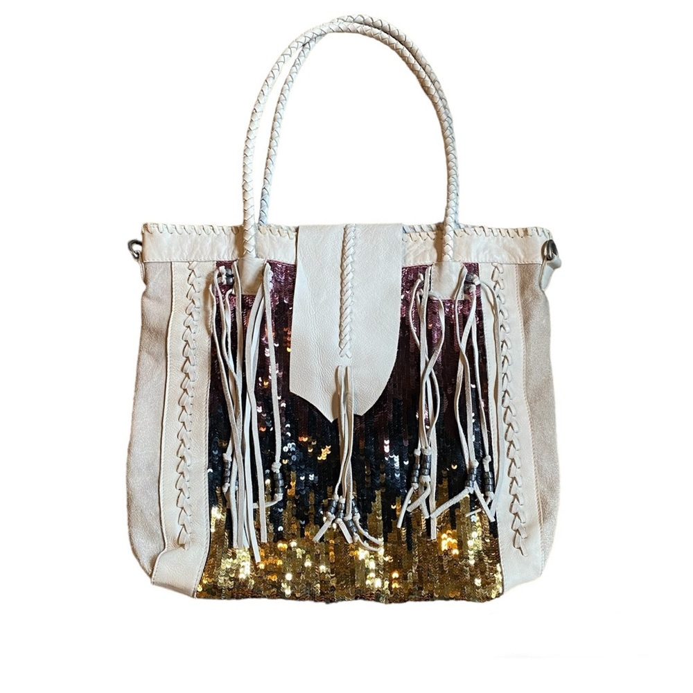 Free People Midnight Hour Sequin Tote